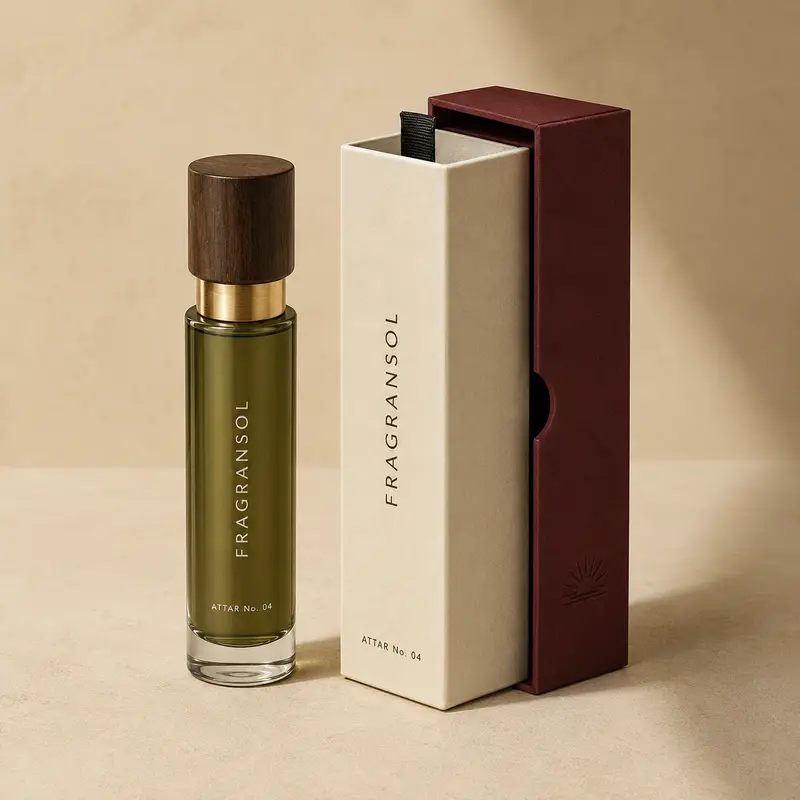 Golden Atlas, an original Fragransol coffee vanilla gourmand fragrance
