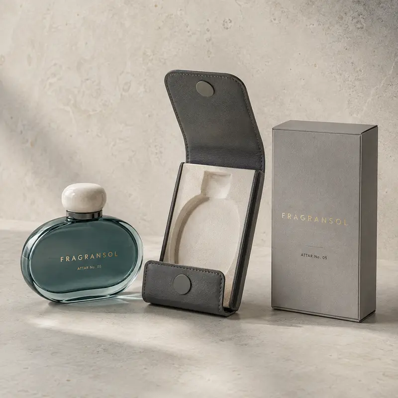 Lucent Reverie, an original Fragransol saffron oud spice fragrance